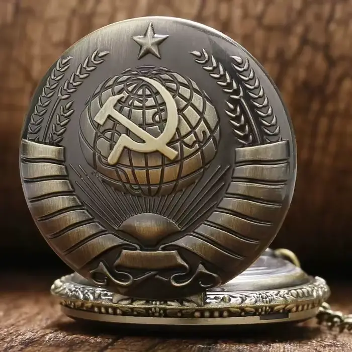 Montre de poche à Quartz de Style communiste