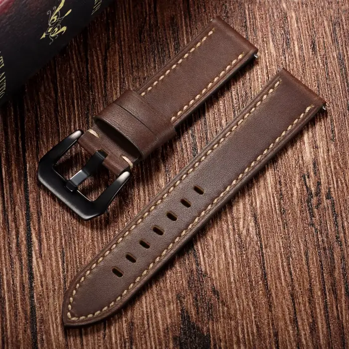 Bracelet en cuir Vintage pour Bracelet de montre Panerai 26mm 24mm 22mm 18mm 20mm, Bracelet à dégage