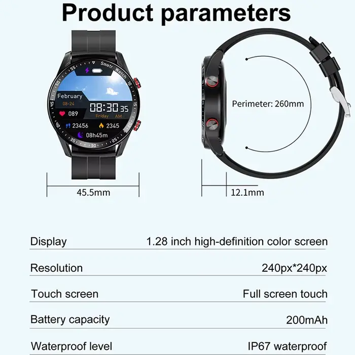 Montre connectée sport homme femme
