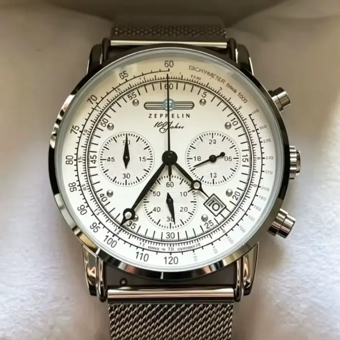 Nouvelle montre Zeppelin classique rétro automatique avec date pour homme