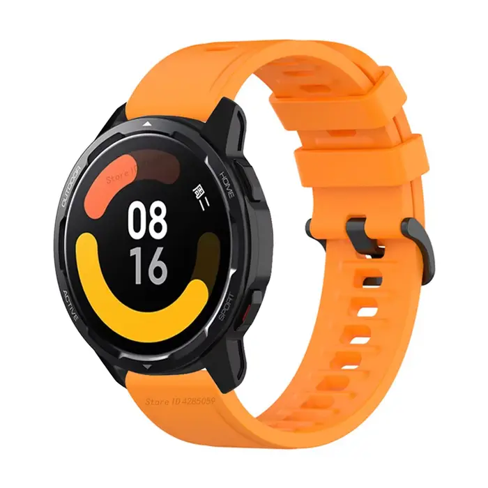 Bracelet de sport en silicone pour montre connectée Xiaomi Watch S1 Active élégant et résistant pour homme et femme occasions sportives et quotidiennes