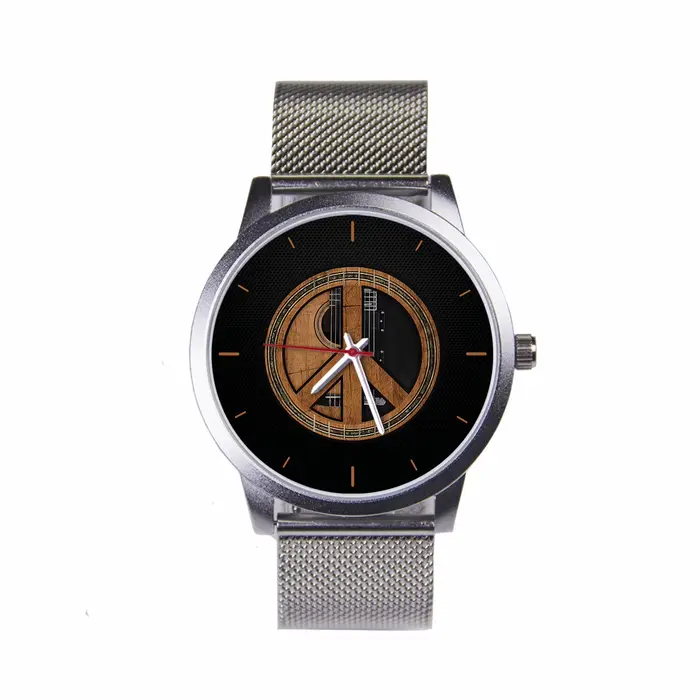 Montre à quartz originale avec bracelet en cuir véritable pour homme, insolite, cadeau pour papa, occassions spéciales