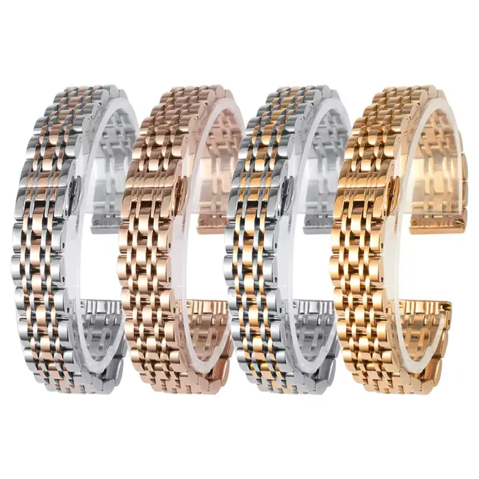 Bracelet de montre en acier inoxydable pour femme
