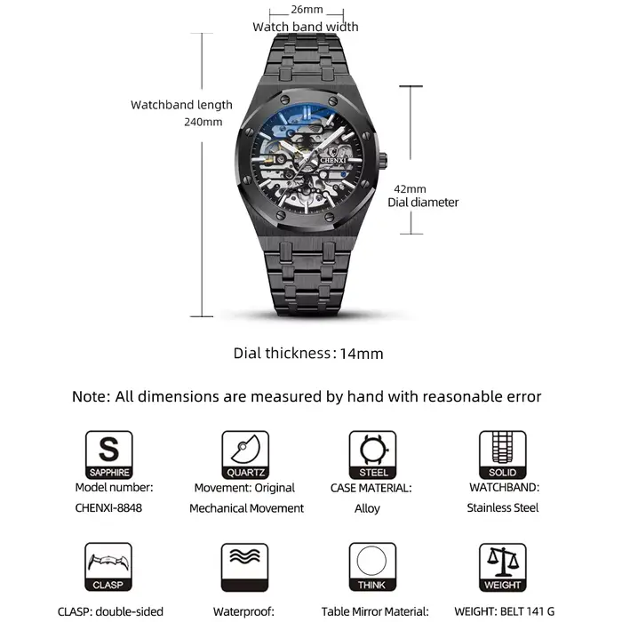 Montres automatiques pour hommes CHENXI