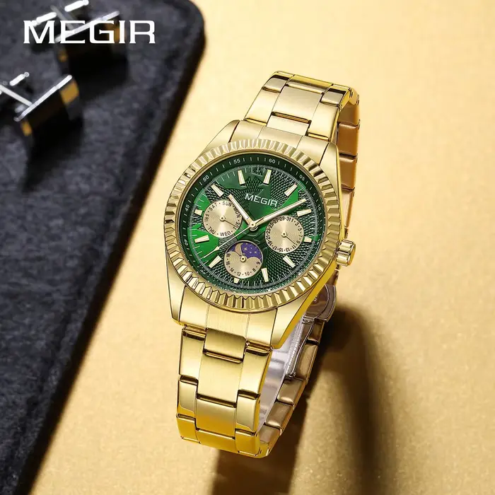 Montre chronographe à quartz pour homme MEGIR 1102