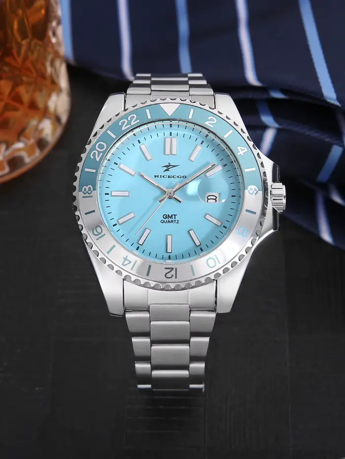 Montre classique pour homme avec mouvement à quartz