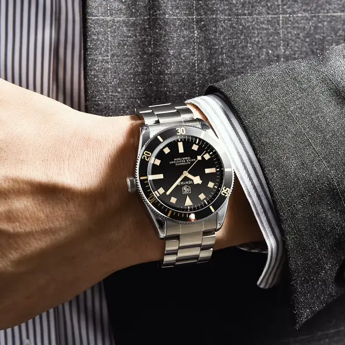 Montre mécanique automatique élégante et luxueuse pour homme BENYAR