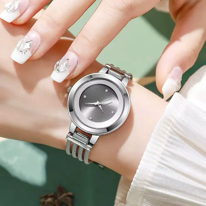 Montres pour femmes élégantes avec strass et bracelet en alliage pour occasions spéciales et quotidiennes