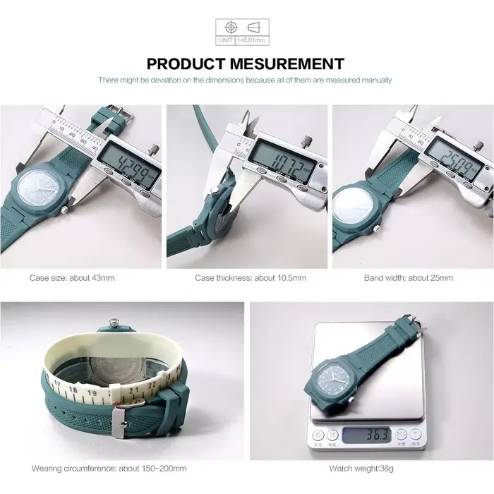 MEGIR 8119 Montre de luxe haut de gamme