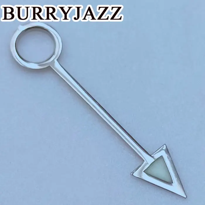 BURRYJAZZ NH34 GMT aiguilles de montre argent or Rose or rouge jaune vert Orange aiguilles de montre