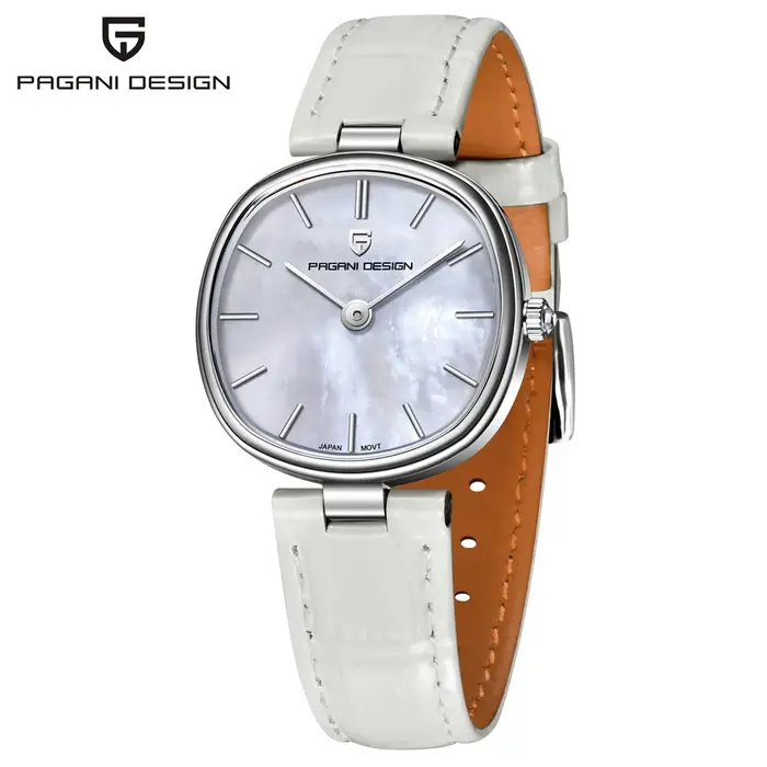 Montre de luxe Pagani Design 2026 cadran pierre ambrée quartz résistante à l'eau pour femmes occasions spéciales