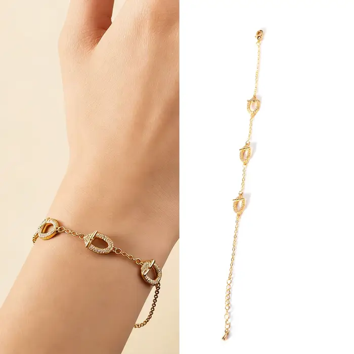 Bracelet de style luxe léger pour femmes