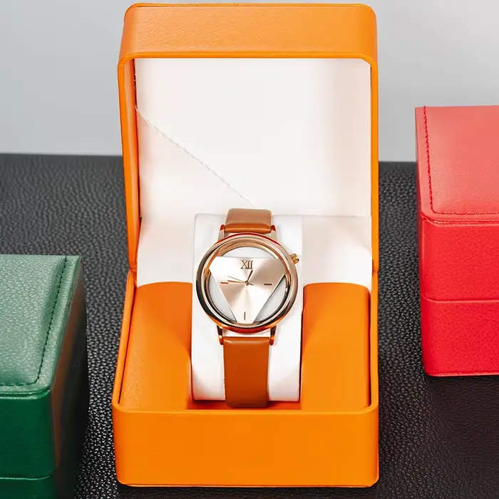 Boîte de rangement de montre en PU