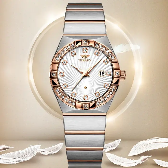 Montre lumineuse ultra fine pour femme