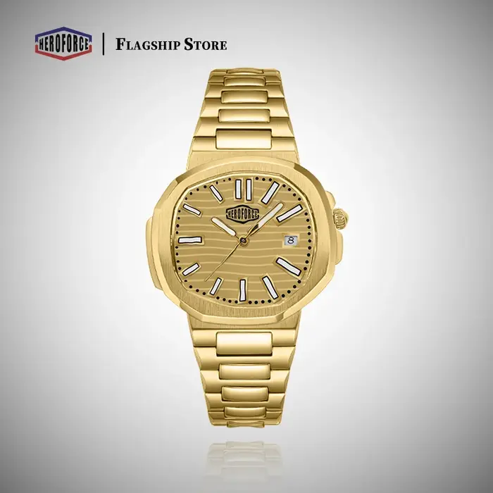 HEROFORCE – montre pour homme en acier inoxydable