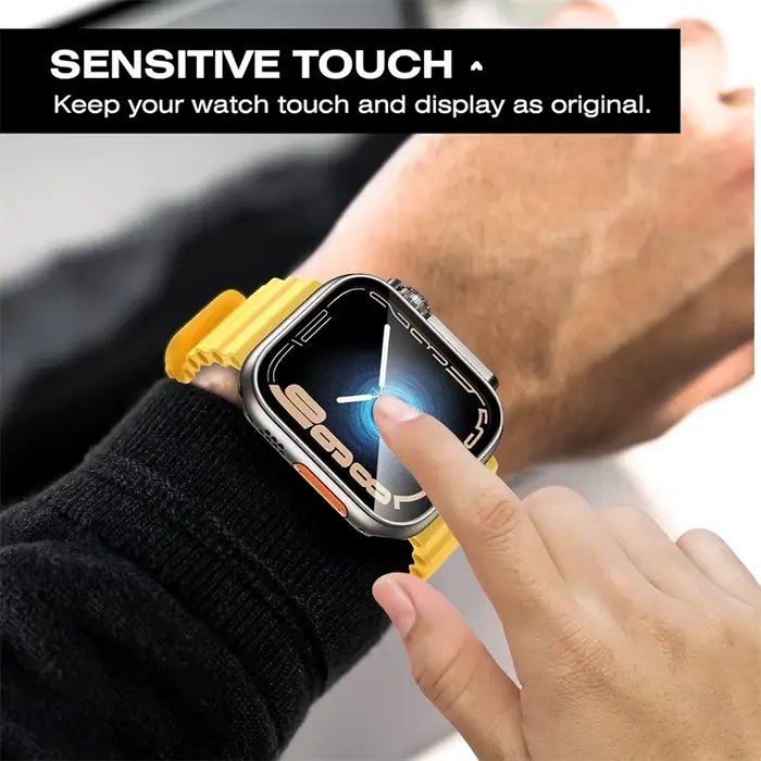 Protection en plastique pour Apple Watch Series 10 11 9 8 7 SE 6 5 avec design résistant et variété de couleurs pour homme et femme pour toutes les occasions