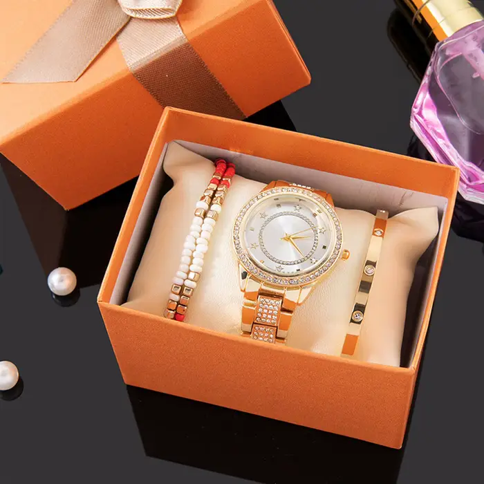 Boîte de rangement de montre à nœud papillon élégante pour homme et femme occasions spéciales cadeau Noël anniversaire voyage protection montre
