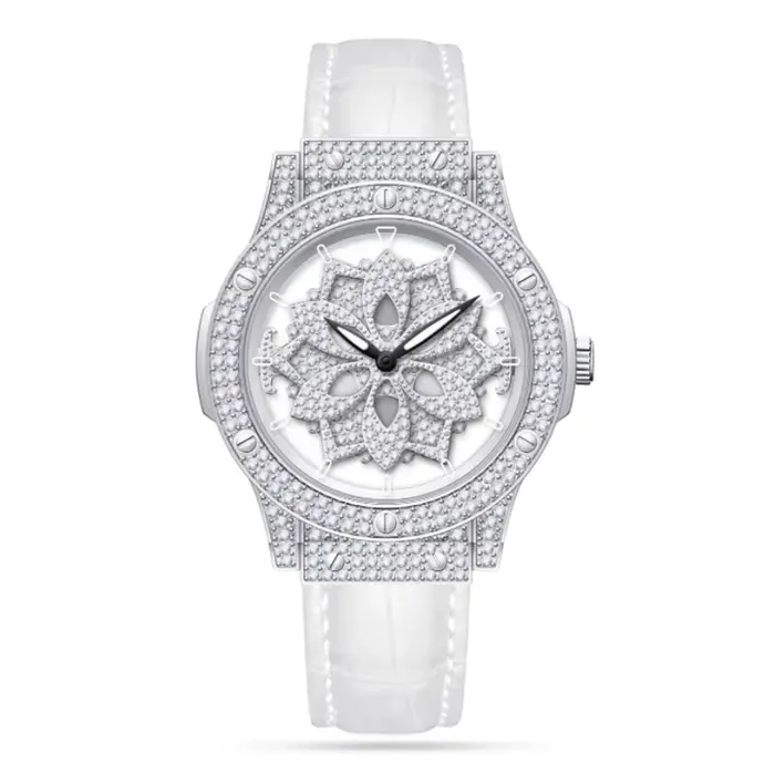 Montre pour femme populaire avec grand cadran à la mode, montre étanche pentagramme pour filles, mon