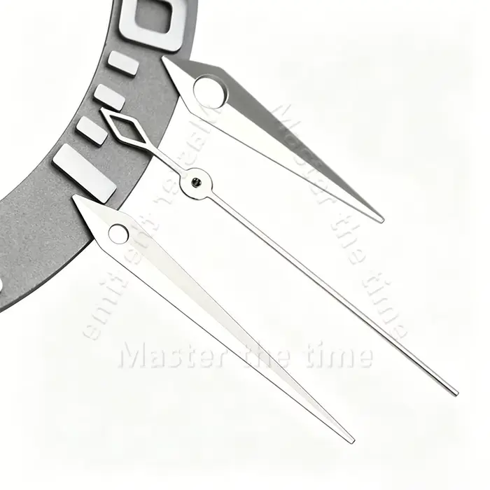 Aiguilles de montre polies Dauphine 10/14/15 mm