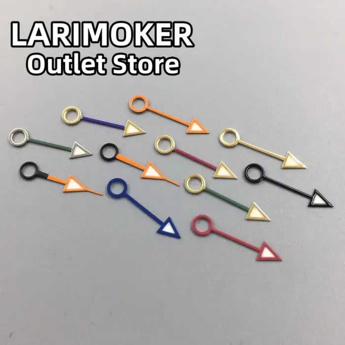 LARIMOKER – aiguilles de montre GMT lumineuses bleues