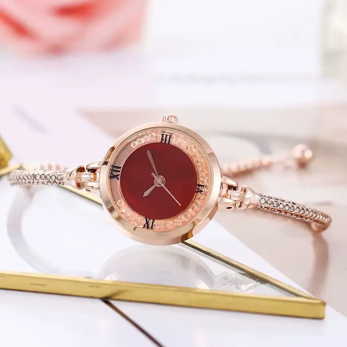 Mode montre pour femme bracelet fin