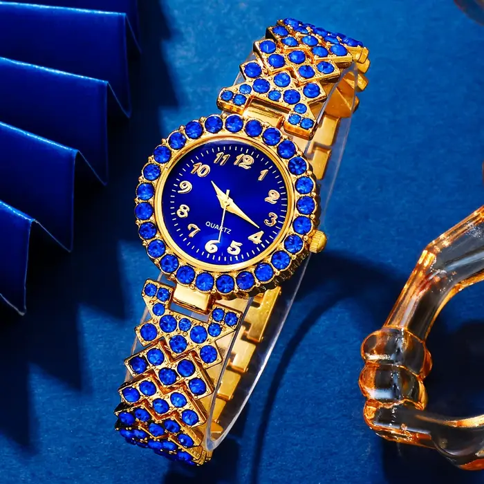 Ensemble de bijoux et de montres élégants pour femmes