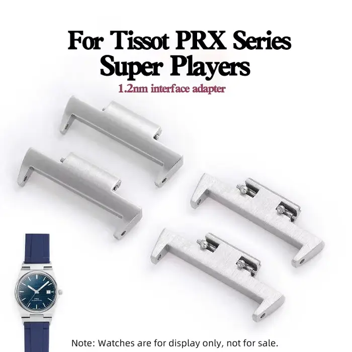 Adaptateur de montre Nexuiz pour Tissot PRX 12mm tête à dégagement rapide en laiton pour montres Tissot Super Player T137.407 occasions spéciales