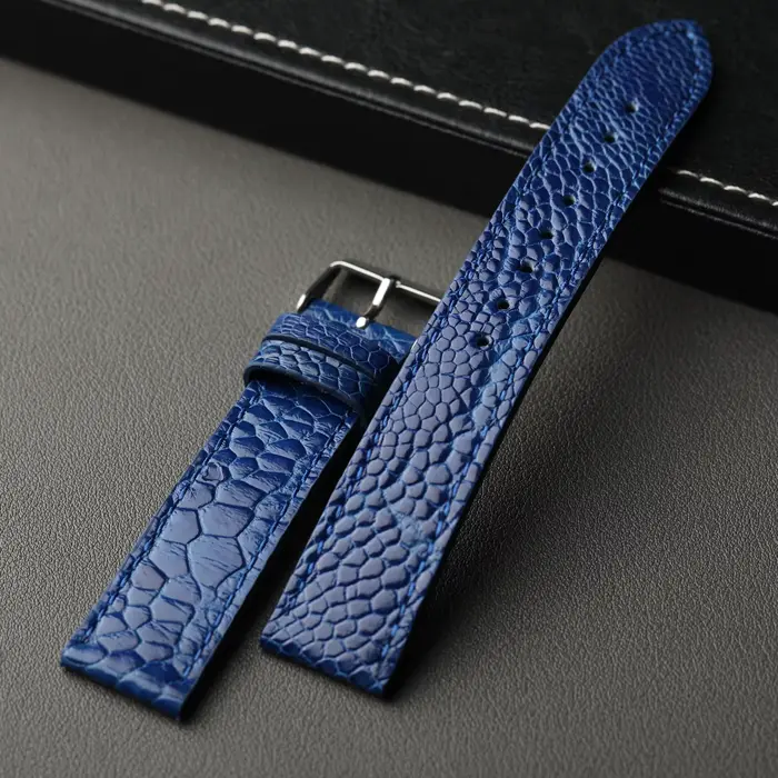 Bracelet en cuir pied d'autruche Raystray unique pour homme et femme occasions spéciales robuste et élégant