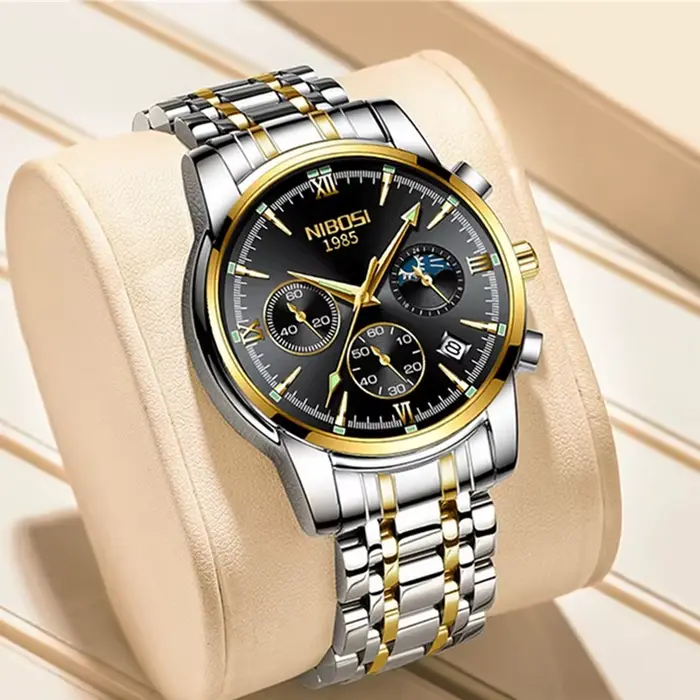 NIBOSI – montre-bracelet à Quartz pour hommes