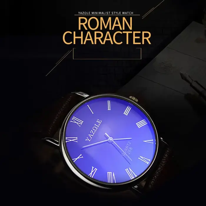 Montres-bracelets de mode pour hommes montres à Quartz analogiques