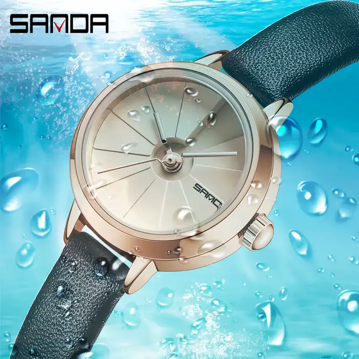 Montre SANDA Quartz Personnalisée pour Femmes - Stylish et Polyvalente Occasions Spéciales