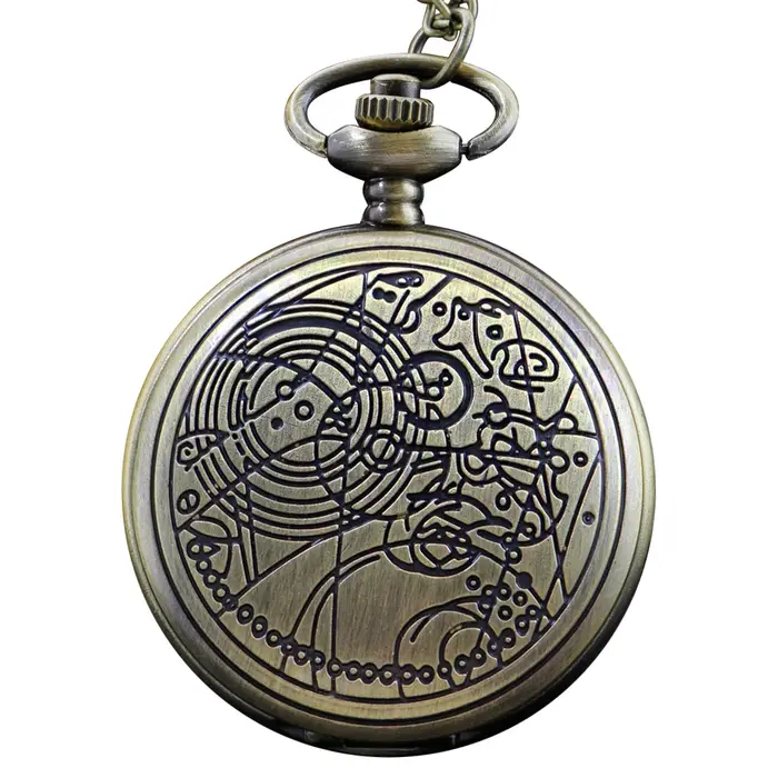 Montre de poche à Quartz en Bronze avec pierres précieuses mystéruses Doctor Strange