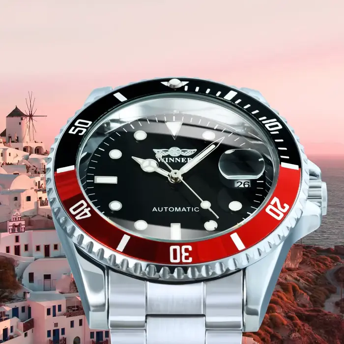 Montre mécanique automatique pour homme, résistante aux chocs, idéale pour occasions spéciales, cadeau professionnel et sportif