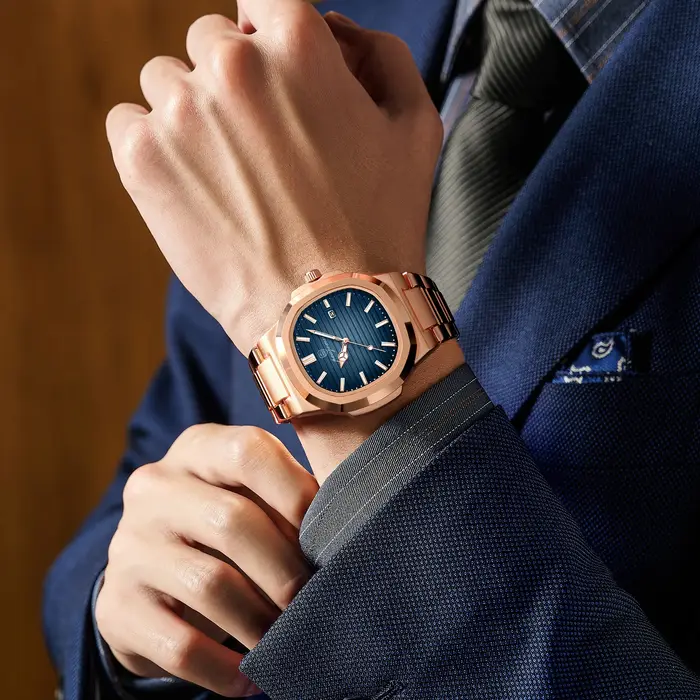 Nouvelle Montre Homme Tendance 2026 – Étanche, Lumineuse, en Acier Inoxydable, Affichage Date et Jou