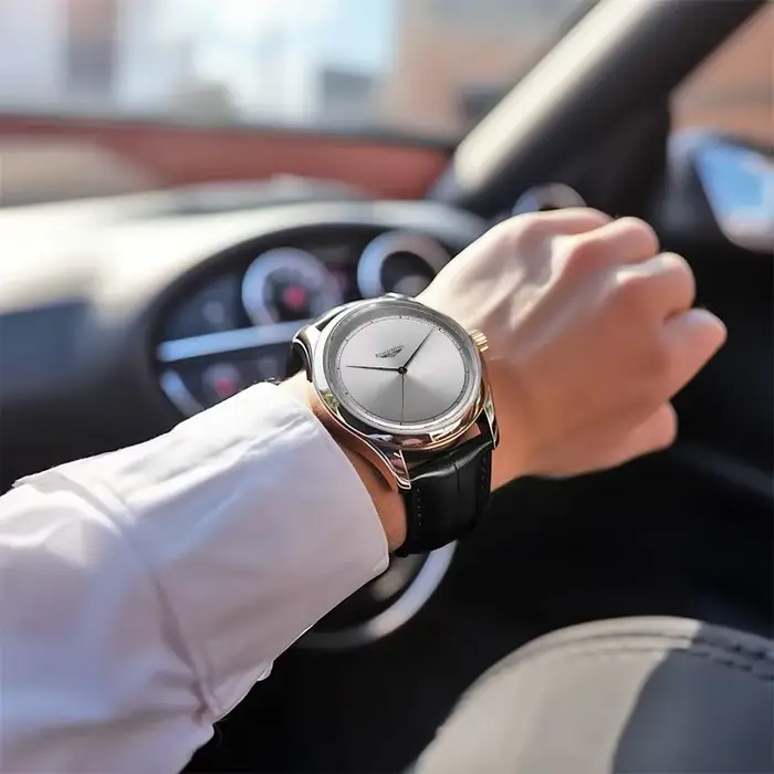 Top marque homme montre-bracelet de luxe affaires étanche hommes montre