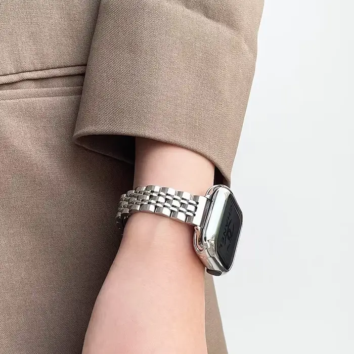 Bracelet de montre mince en acier inoxydable