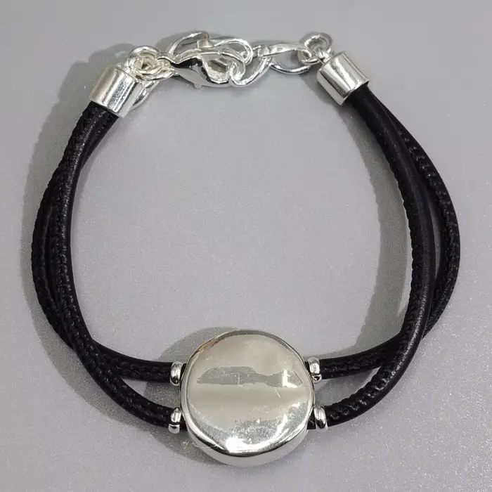 Bracelet en cuir double couche avec pierre de naissance colorée bijou unisexe moderne et élégant pour femmes et hommes occasions spéciales