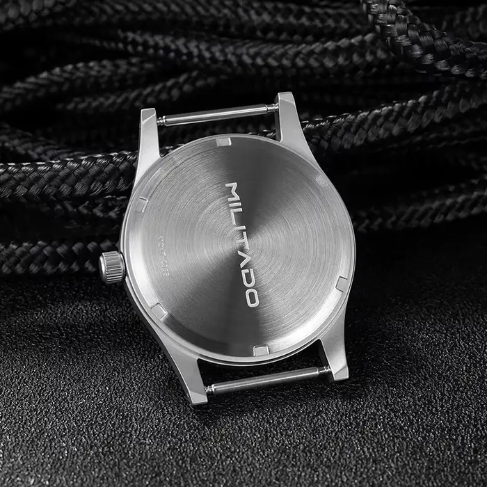 Militado ML05 38mm montre à Quartz mis5 2035/Ronda 515 mouvement montres bombé saphir cristal lumine