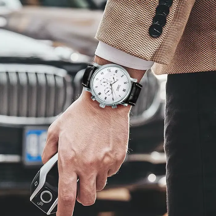 Jaragar Pilot – montre mécanique multifonction pour hommes