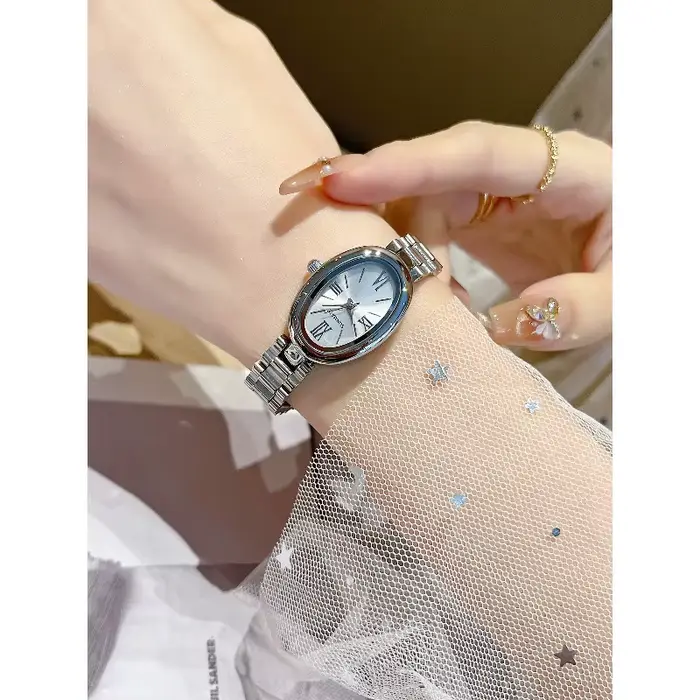 SUNMATE Petite montre dorée de luxe pour femme
