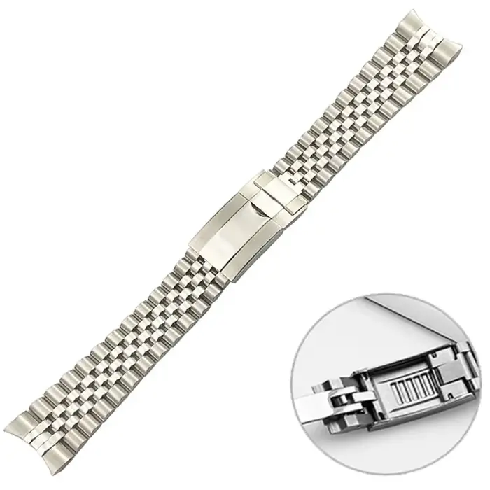 Jubilee-Bracelet de montre en acier inoxydable pour homme