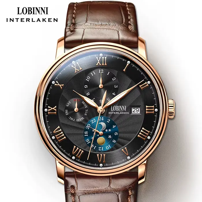 LOBINSettlement-Montre-bracelet de marque de mode pour hommes