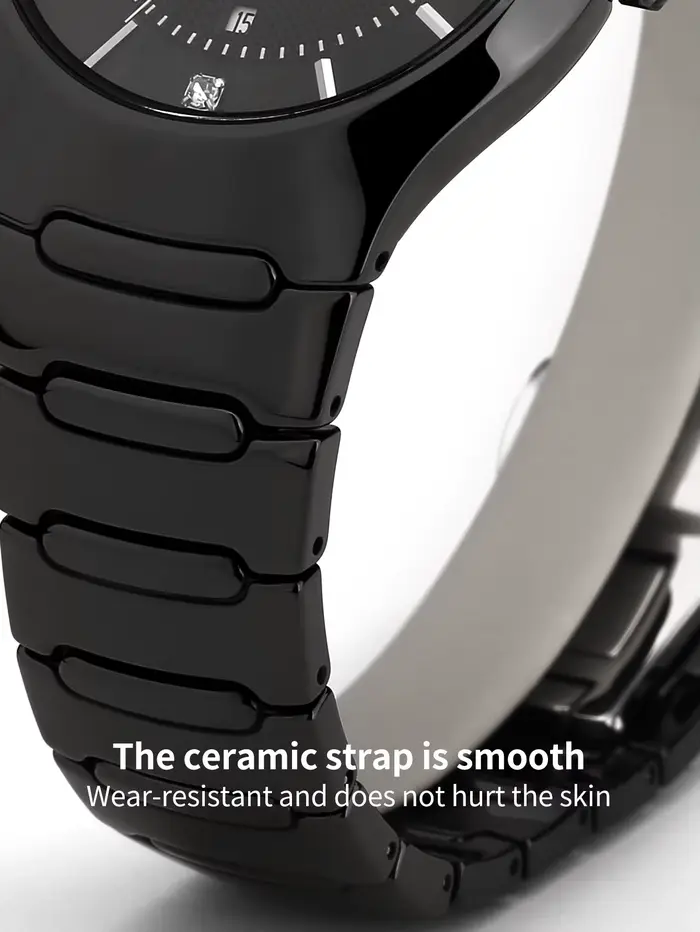Montre à quartz en céramique BERNY pour homme/femme