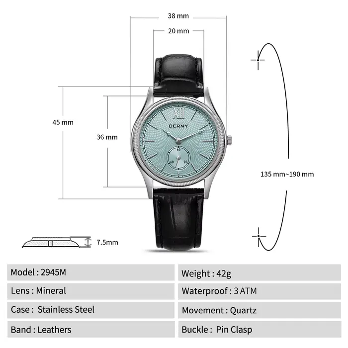 Montres BERNY pour hommes