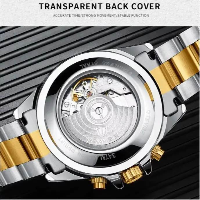 Montre mécanique étanche pour homme