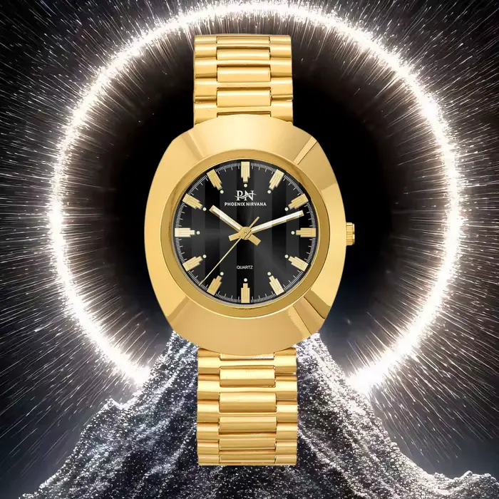 Montre à quartz rétro PN PHOENIX NIRVANA pour homme