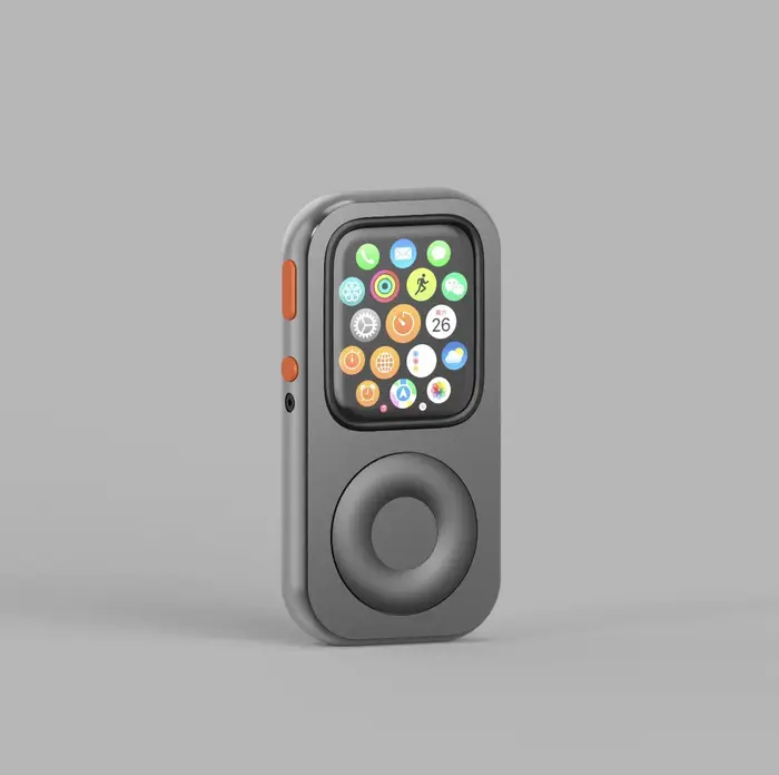Étui de protection en alliage d'aluminium CNC de style rétro RePod pour Apple Watch Series 6 7 8 9 10