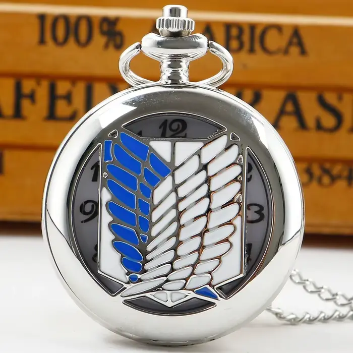 Montre de poche vintage à quartz ajourée