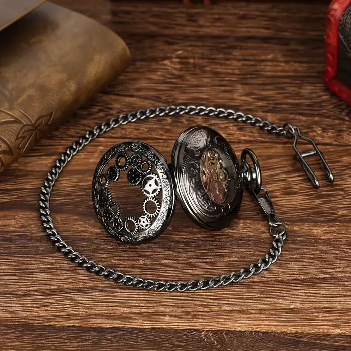 Montre de Poche Mécanique à Numérisation Romaine pour Homme