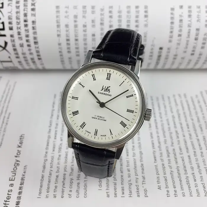 Inventaire Original 8120 type tout en acier cadran blanc romain montre mécanique manuelle pour hommes d'un diamètre de 36mm